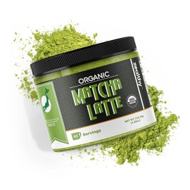 UD_Zealthy Life   Organic Matcha Latte Pure Japanese Tea Blend with Ashwagandha & Maca Matcha Tea Powder with Natural Coconut Mi