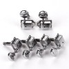 6 In-Line Semi-Closed Guitar Locking Tuners Tuning Pegs Machines Heads