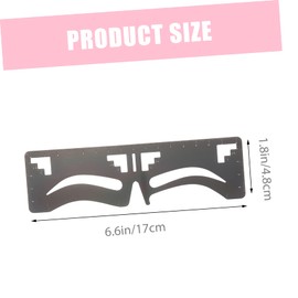OHPHCALL Eyebrow Guide Ruler Brow Shaping Stencil Eyebrow Makeup Supplies Brow Ruler Stencil Beauty