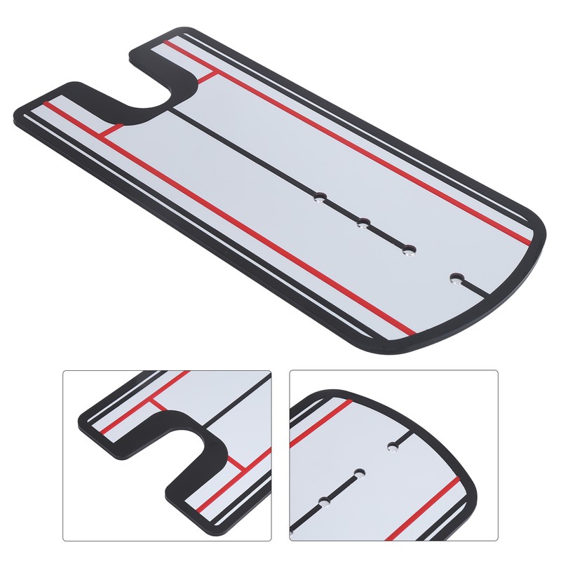Golf Swing Straight Practice Mirror Portable Golf Putting Mirror Alignment