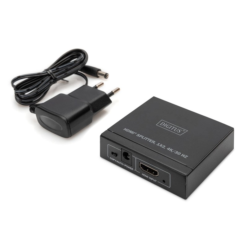 DIGITUS HDMI Splitter 1x2 4K/30Hz Black