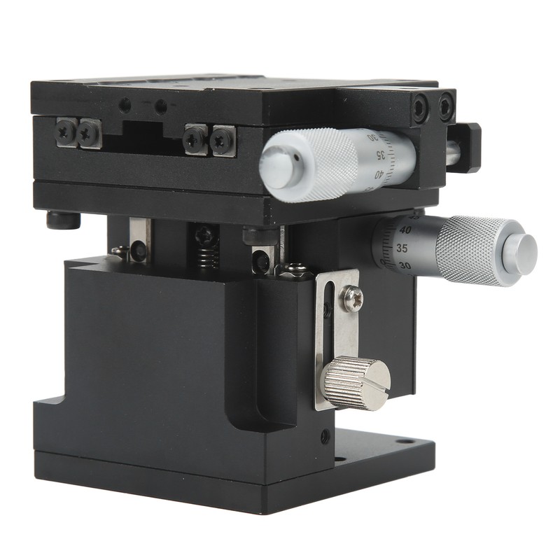 Manual Linear Stage Aluminum Alloy Black Anodized Surface XZ Axes