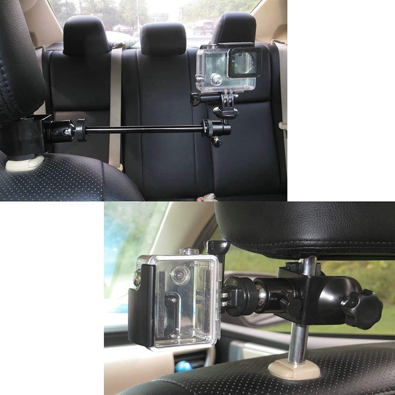 AUXPhome 3in1 Adjustable Heavy Duty Universal Action Camera Desk Pole