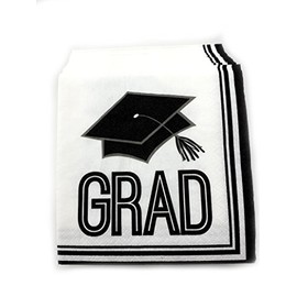 10 packs of 36 Graduation Luncheon Dinner Napkins Paper - Graduation Cap
