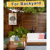 Koutemie Wall Garden Flag Stand Holder Pole with Stoppers for