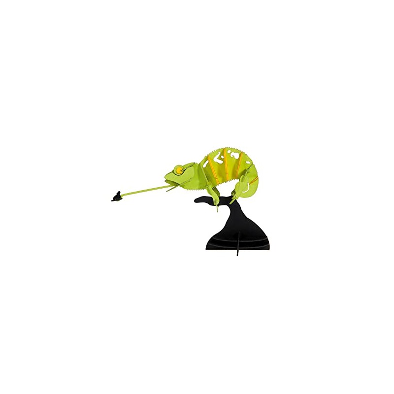 Fridolin 3D Paper Model Chameleon