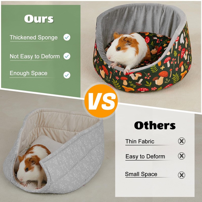 Glittme Glittme Soft Rabbit & Guinea Pig Bed - Thick