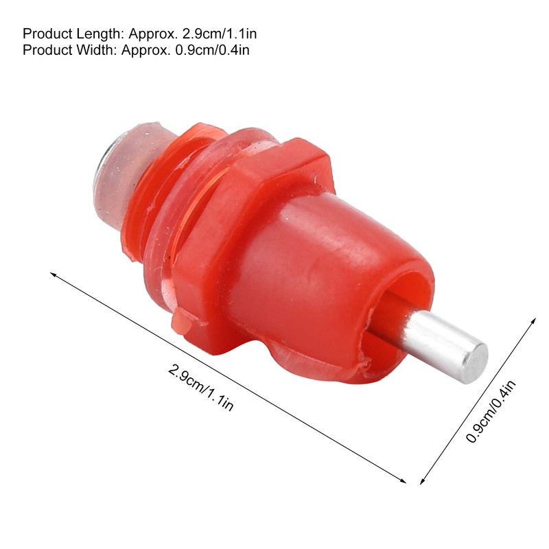 QANYEGN 100Pcs Poultry Screw Style Nippler Waterer, Chicken Nippler Drinker