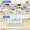 Denkee 12 x 12 Paper Storage, 4 Pack Scrapbook Paper