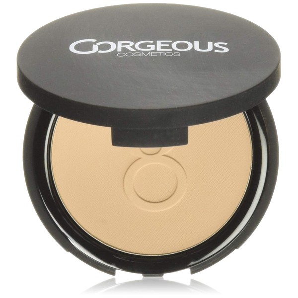 Gorgeous Cosmetics, Airspire Pressed Powder Foundation, Compact With Mirror, Highly pigmented, Buildable, Medium Coverage, Shade 07-ASP