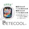 Raymay Fujii BT5012B Pencil Case, Large Capacity, Detecure Combo Pen