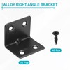 sourcing map 8 Set L Corner Bracket Corner Brace Metal
