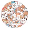 100PCS Bubu dudu Stickers for Water Bottle Laptop,Cute Cartoon Decals