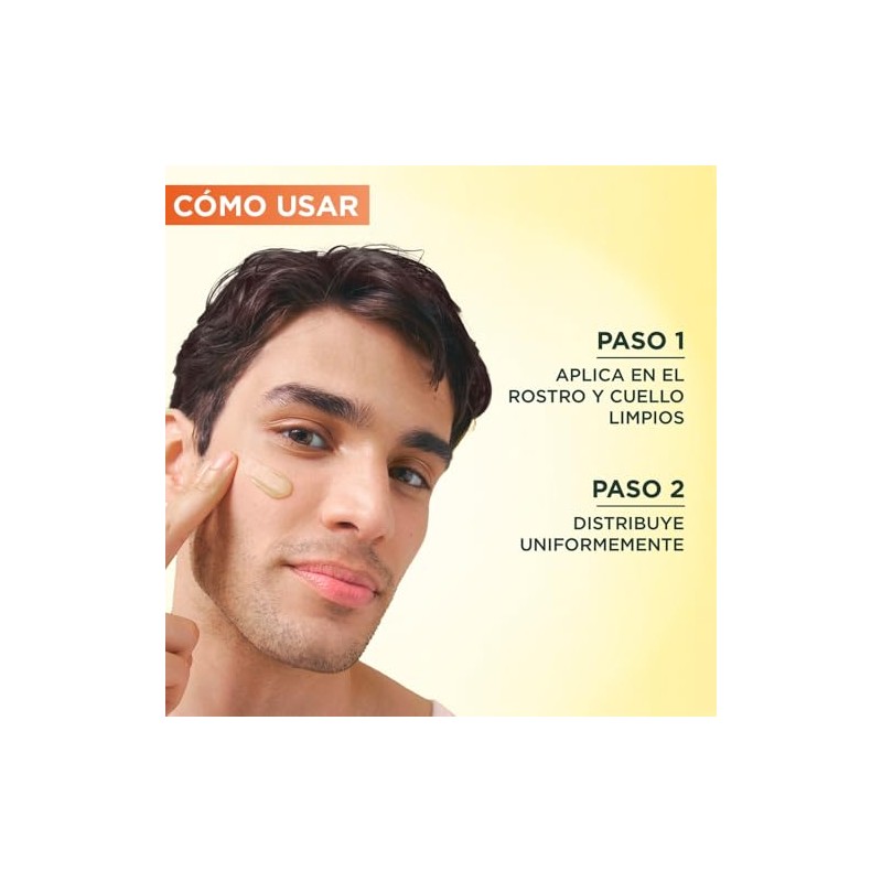 Garnier Crema Hidratante Facial Toque Seco Anti Manchas Vitamina Ácido