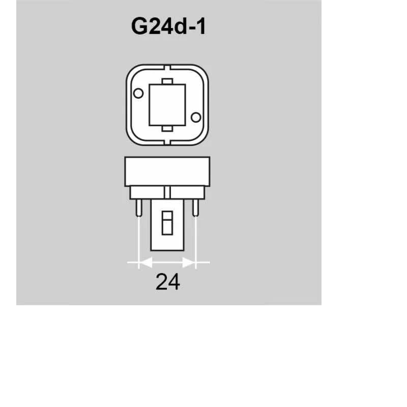 eLITe Smart LED Lamp G24D1-5W 3000K 830 495lm 11.8 cm