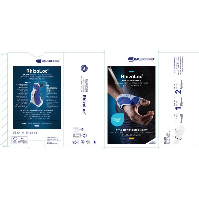 Bauerfeind RhizoLoc Thumb Stabilizer (Right 1) by Bauerfeind