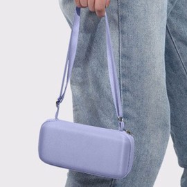 Yolispa Small Compact Sun Rain Umbrella UV Protection Umbrella with Pocket for Women and Girls, Purple