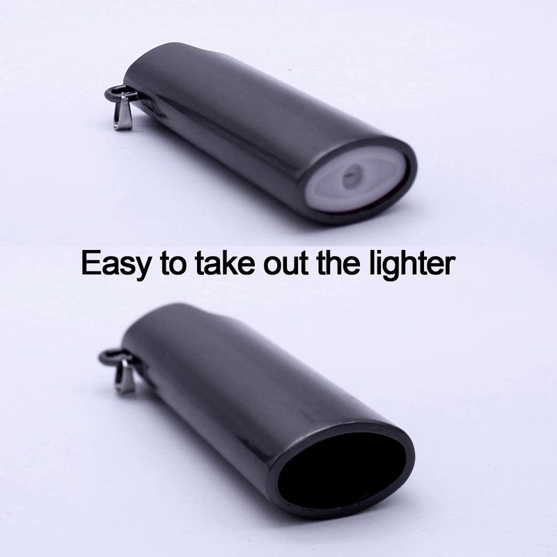 HUMWE Metal J6 Lighter Case Cover Reusable for Bic Regular