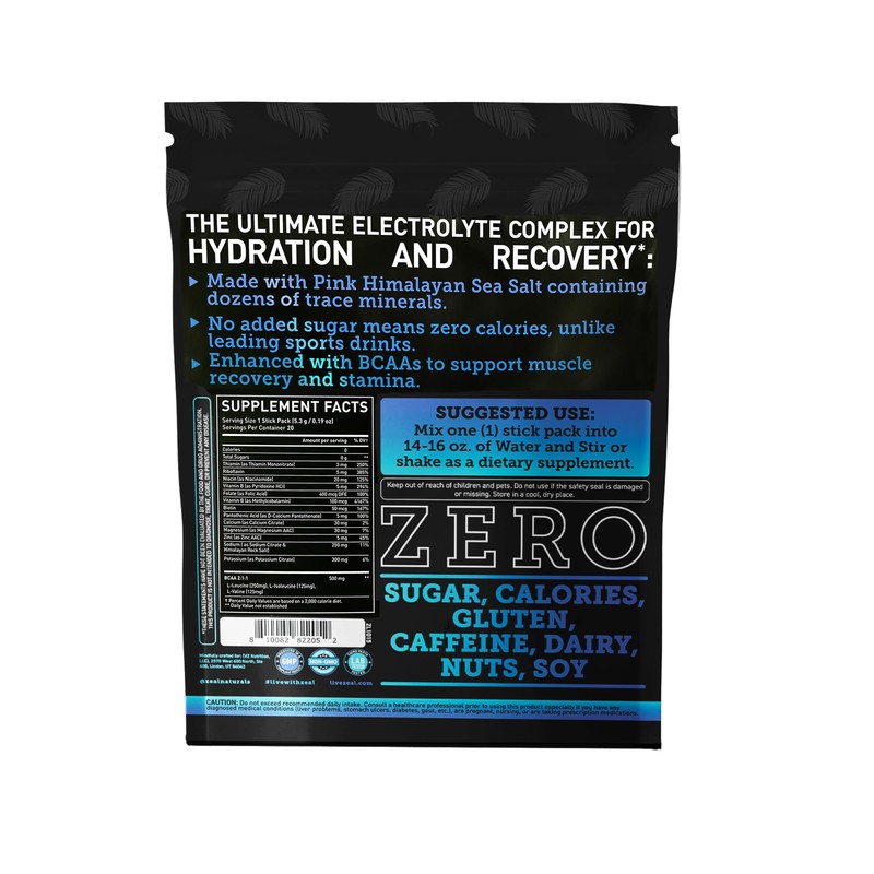 Enhanced Electrolyte Powder Stick Packs (Blue Raspberry | 20 Packets)