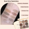 9 Colors Brown Nude Eyeshadow Palette Toast Design — Matte,