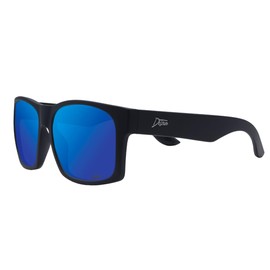 Detour Big Kahuna Sunglasses - Polarized UV400 Protective Matte Black Deep Blue XL Sunglasses For Large Heads