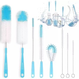 Baixi Set De 8 Cepillos De Limpieza Botellas Termos Botes