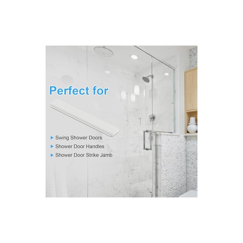Shower Door Magnet, Neodymium Magnet, 3" Long Glass Shower Door