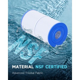 AQUALTRA Spa Filter Replaces PWK30, C-6430, FC-3915, SD-00328, Watkins 31489, 71825, P/N0969601, 30 sq.ft. 5 7/8" x 10 1/2" Drop in Hot Tub Filter 2 Pack