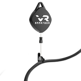 Annrybor VR Cable Management, VR Pulley System Compatible with Quest 3S/3/2/1/Pico/PSVR/PSVR2 for Play Impressively (1)