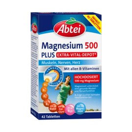압타이 마그네슘 500 비타민 B 42정 / Abtei Abtei Magnesium 500 Vitamin B 42 Tablets