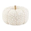 Mud Pie Pumpkin Sitter, Leopard, 13.75" x 16.75"