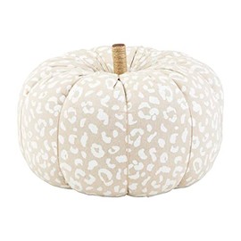Mud Pie Pumpkin Sitter, Leopard, 13.75" x 16.75"