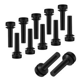 WB02X24790 Grate Rubber Feet Replacement Parts for GE Gas Stove Parts 1/5’’ GE Cooktop Range Parts Stove Grate Rubber Bumpers JGBS66REK3SS JGBS66REK4SS GE Profile Stove Top Rubber Bumpers 12 Pcs