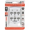 Xtreme 28621 6-Outlet Wall Tap with 2 USB Ports