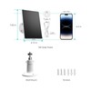 ZUMIMALL Solar Security Cameras Wireless Outdoor, 360° View Outdoor Camera