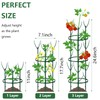 12 Pack Monstera Plant Support & Plant Cage Support Rings,Stackable