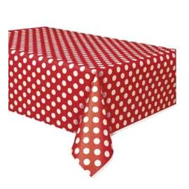 Ruby Red Dots Tablecover 54x108