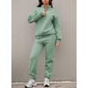 Aleumdr Womens 2 Piece Sweatsuit Sets 2025 Fall Trendy Half