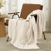 Amélie Home Chenille Knit Throw Blanket for Couch, Chunky Knit