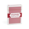 Brybelly Single Red Deck, Wide Size, Jumbo-Index, Plastic-Coated Playing Cards