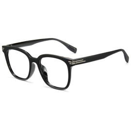 Cyxus Blue Light Glasses for Men Women Reduce Eye Strain UV Blocking for Computer Screen 8191 Black