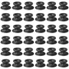 30 x Tarpaulin Knobs, Round, Diameter 19/24 mm, Robust Plastic