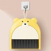 Mini Handheld Brush and Dustpan Set with Comfortable Grip for