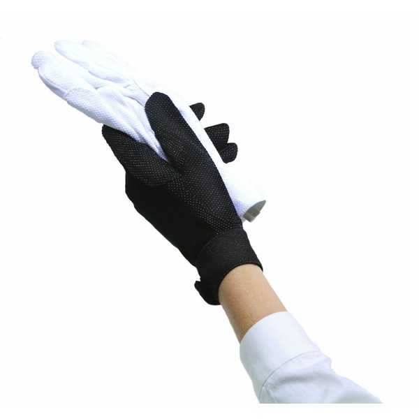Ovation Sport Cotton Pebble Gloves - BLACKSMALL