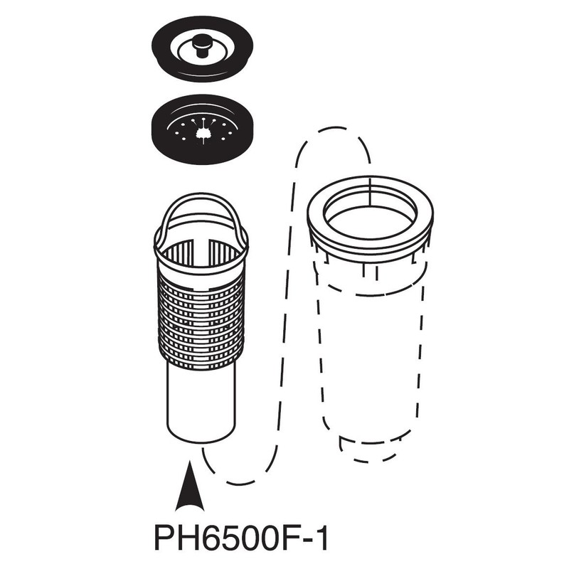 三栄 Faucet Sanei sink drain basket ph6500 °F – 1 