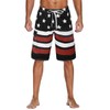 Men's Colortful Striped Swim Trunks Beach Board Shorts with Lining