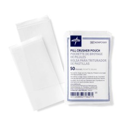 Medline Pill Crusher Medication Pouches, Easy Medication Administration, Pack of 50