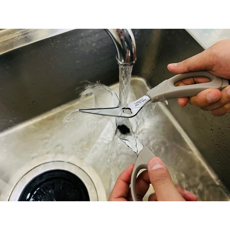 Hasegawa Cutlery Scissors Wife Commitment Kitchen Scissors Gray FK-190-GL