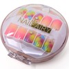 COLORBIRD NAILFAIRY (016Z) Nail Tips, Short, Pink, Rainbow, Cute, 30