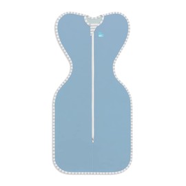 Love To Dream Love to Dream Swaddle UP, Baby Sleep Sack, Self-Soothing Swaddles for Newborns, Improves Sleep, Snug Fit Helps Calm Startle Reflex, New Born Essentials for Baby, 1.0 TOG, 3.5-6kg, Blue